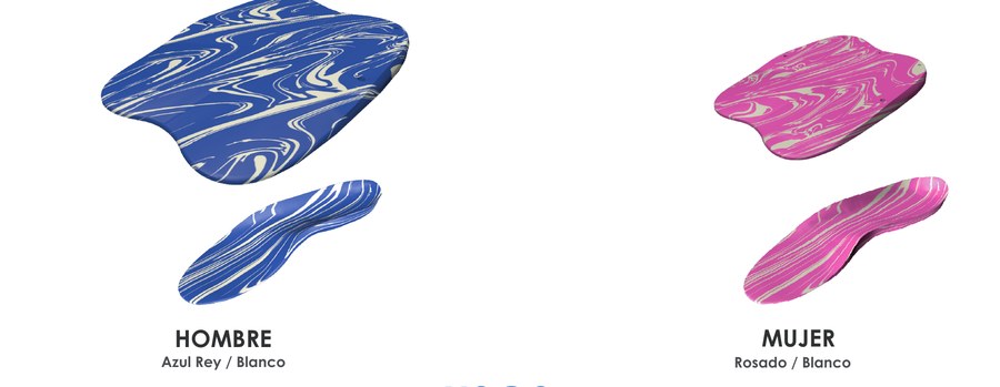 Material Comfort Material Comfort para plantillas - Hombre Azul Rey, Mujer Rosado